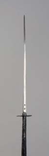 Ahlspiess, 1480/1500, German or Austrian, Austria, Steel and wood (oak), Blade with Socket L. 83.8