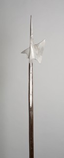 Halberd, 17th century, German, Germany, Steel and wood (oak and ash), L. 223.5 cm (88 in.)