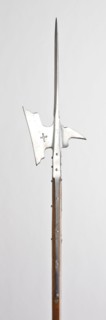 Halberd, 1625/50, Hans Ulrich Hermann, Swiss, active c. 1625, Switzerland, Steel, iron, and wood