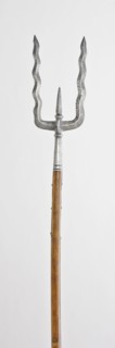 Military Fork, 1550/1600, Northern Italian, Northern Italy, Steel and wood (ash), L. 245.1 cm (96