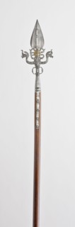 Gunner’s Linstock (Matchholder) combined with Spear, 1600/30, Italian, Italy, Steel, wood (oak),