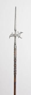 Halberd, 1620/50, Flemish, Flanders, Steel, iron, and wood, L. 214.6 cm (84 1/2 in.)