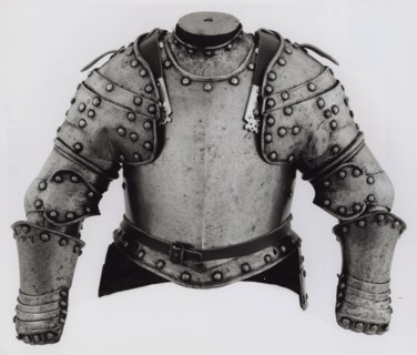 Boy’s Armor, late 17th century, Western European, France, Steel, brass, and leather, H. 127 cm (50