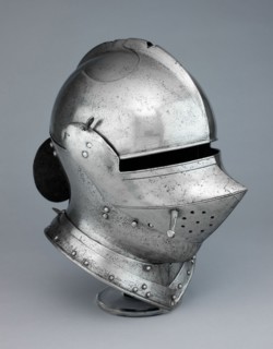 Armet, 1500/20, Northern Italian or Flemish, Milan, Steel and leather, 35.6 × 34.3 cm (14 × 13 1/2