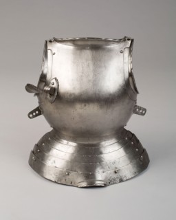 Breastplate with Folding Lance Rest and Fauld, c. 1550, German, Innsbruck, Mark: Michel Witz the