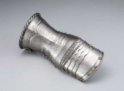 Mitten Gauntlet for the Right Hand, c. 1530, Southern German. Nuremberg, Nuremberg, Steel, leather,