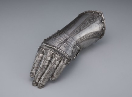 Fingered Gauntlet for the Left Hand, c. 1535/40, Wolfgang Grosschedel, Southern German, Landshut,