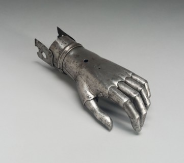 Left Hand Prosthetic, late 16th century, European, Europe, Steel