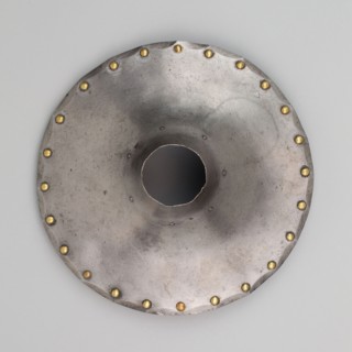 Jousting Lance with Vamplate, 1560/80, modern lance, German, Germany, Steel, leather, and wood,