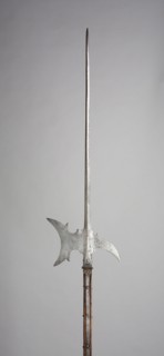 Halberd, 1575, German, Germany, Steel and wood (oak), L. 240 cm (94 1/2 in.)