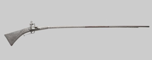 Flintlock Gun, 1725, Sardinian, Sardinia, Iron, wood, and steel, L. 165 cm (65 in.)