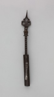 Wheellock Spanner with Powder Measure and Screwdriver, 17th century, German, Germany, Iron, L. 15.2