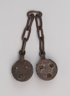 Chain Shot (Projectile) for a Cannon, 17th Century, Austrian, Austria, Iron