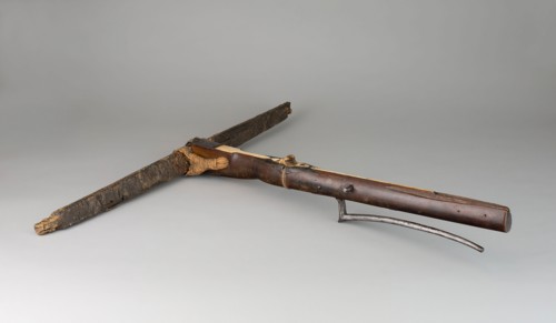 Crossbow, 1460/90, German, Europe, Steel, iron, horn, bone, staghorn, birch bark, cherrywood, and