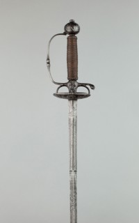 Smallsword, c. 1650/60, Blade: Peter Munch, Germany, Solingen, c. 1595-1660, Germany, Steel and