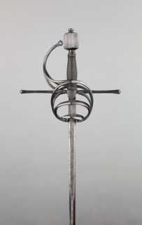 Rapier, c. 1620, Western Euroean, Europe, western, Iron, steel, and copper, Overall L. 126 cm (49