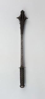 Mace, 1470/1500, German, Germany, Iron and brass, L. 50.8 cm (20 in.)
