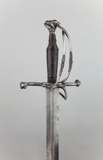 Hand-and-a-Half Sword, Hilt: 19th century in mid–16th century Swiss style, Blade: mid–16th century,