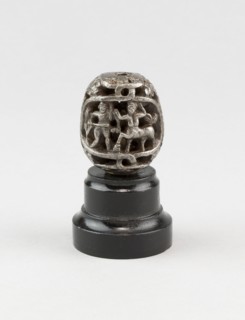 Sword Pommel, early 17th century, German, Germany, Iron, Overall