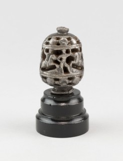 Sword Pommel, early 17th century, Italian, Italy, Iron, Overall