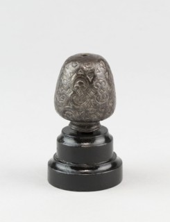 Sword Pommel, late 16th century, German, Germany, Iron, Overall