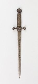 Dagger, 1650/75, Italian, Italy, Steel, wood, and iron wire, L. 35.5 cm (14 in.)