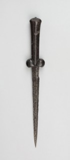 Ballock Dagger, c. 1500, North European, possibly Flemish, Northern Europe, Ivy root and steel, L.