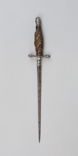 Gunner’s Stiletto, 17th century, Italian, Italy, Steel, iron, horn, and brass, L. 32 cm (12 5/8 in