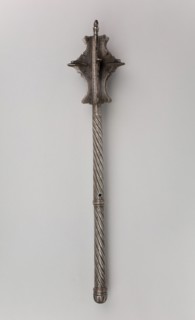 Mace, c. 1540/50, European, possibly German, Germany, Steel, L. 61.5 cm (24 1/4 in.)