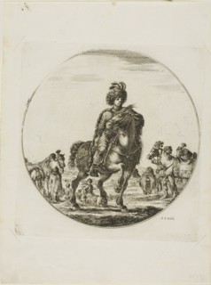 Hungarian Horseman, c. 1651, Stefano della Bella, Italian, 1610-1664, Italy, Etching on paper, 190