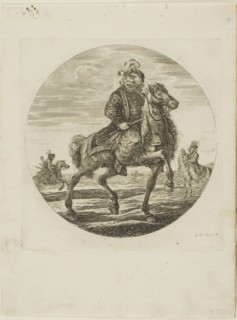 Hungarian Horseman, c. 1651, Stefano della Bella, Italian, 1610-1664, Italy, Etching on paper, 190