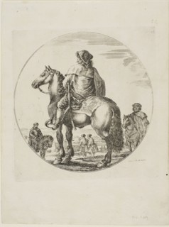 Hungarian Horseman, c. 1651, Stefano della Bella, Italian, 1610-1664, Italy, Etching on paper, 190