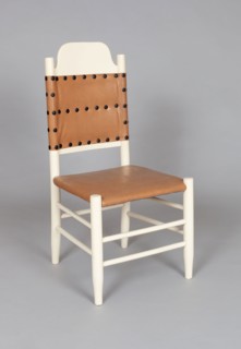 Side Chair (part of a set), c. 1885, Designed by Louis Comfort Tiffany, American, 1848–1933, Made