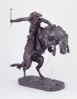 The Bronco Buster, Modeled 1895, cast 1899, Frederic Remington, American, 1861–1909, Cast by