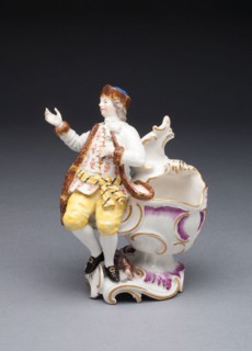 Salt Cellar, 1762–1770, Johann Fredrich Lück, German, d. 1797, Frankenthal, Hard-paste porcelain,