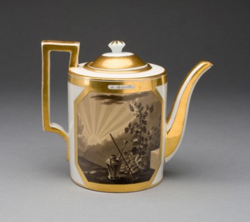 Coffee Pot, Early 19th century, Vienna State Porcelain Manufactory, Austrian, 1744-1864, Vienna,