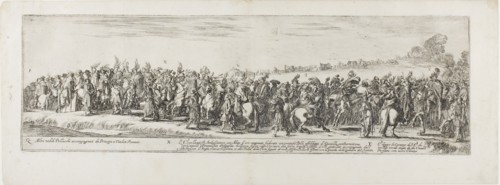 Entrance of the Ambassador of Poland into Rome, 1633, Stefano della Bella, Italian, 1610-1664,