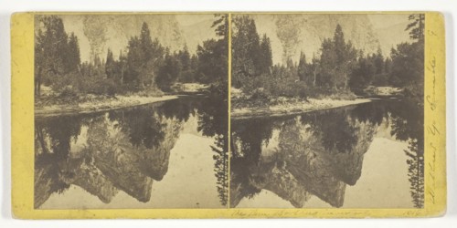 The Three Brothers, Inverted, 1861/80, Carleton Watkins, American, 1829–1916, United States,