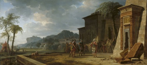 Alexander at the Tomb of Cyrus the Great, 1796, Pierre-Henri de Valenciennes, French, 1750-1819,