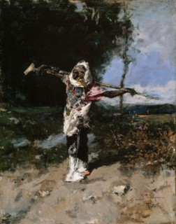 African Chief, 1870, Mariano Fortuny y Marsal, Spanish, 1838-1874, Spain, Oil on canvas, 41 x 32.9