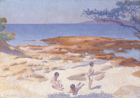 Beach at Cabasson (Baigne-Cul), 1891/92, Henri Edmond Cross, French, 1856–1910, France, Oil on