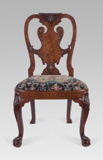 Side Chair, c. 1740, Giles Grendey (English, 1693–1780), London, England, Walnut and 18th-century