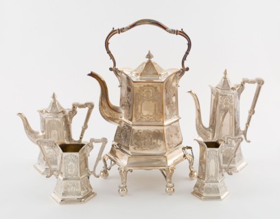 Tea and Coffee Service, 1865, George Angell, English, active 1865, London, England, London,
