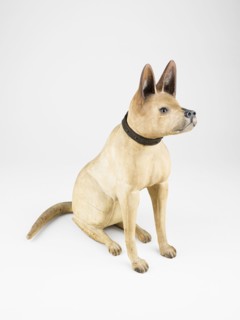 Bull Terrier, 1875/1900, American, 19th/20th century, United States, Pine, 59.8 × 30.5 × 47 cm (23
