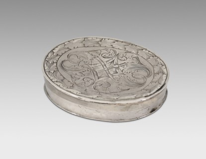 Patch Box, 1710/30, American, 18th century, Probably Newport, Rhode Island, Newport, Silver, 2 × 5