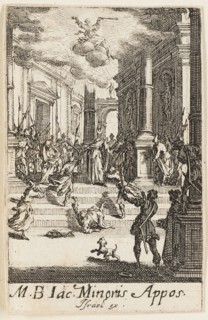 Martyrdom of Saint John, the Minor, plate seven from The Martyrdoms of the Apostles, n.d., Jacques
