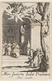 Death of Judas, plate fourteen from The Martyrdoms of the Apostles, n.d., Jacques Callot, French,