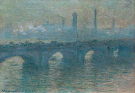 Waterloo Bridge, Gray Weather, 1900, Claude Monet, French, 1840-1926, France, Oil on canvas, 65.4 ×