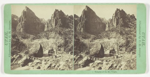 Temples of the Rio Virgin, 1859/62, Charles Roscoe Savage, American, born England, 1832–1909,