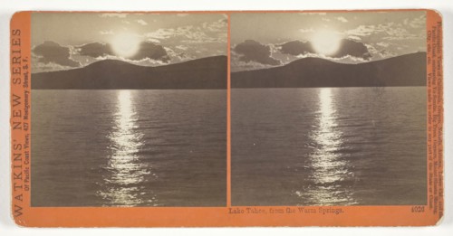 Lake Tahoe, from the Warm Springs, 1878/82, Carleton Watkins, American, 1829–1916, United States,